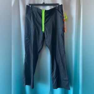 Landau ProFlex Modern Fit Black Scrub Pants. size large